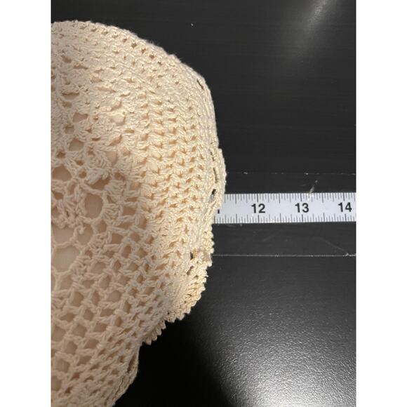 Vintage Handmade Crochet Heart Pillow Decorative Accent Lace Doily Throw Cushion - Picture 6 of 9